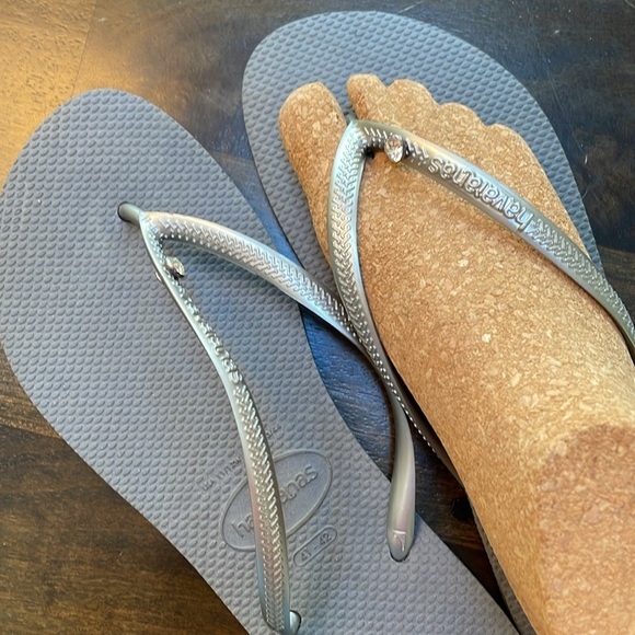 Havaianas slim crystal glam flip flops - Picture 2 of 5
